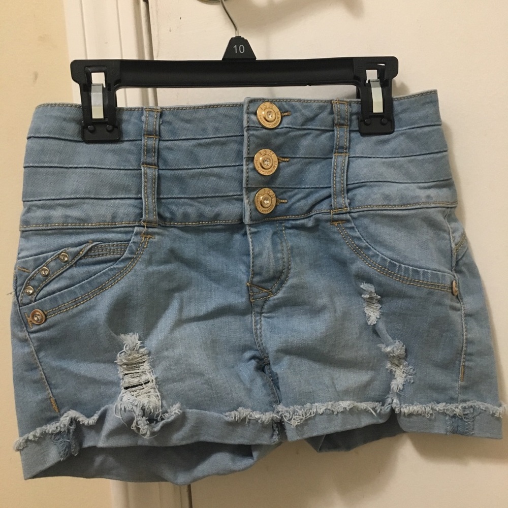 High waisted shorts